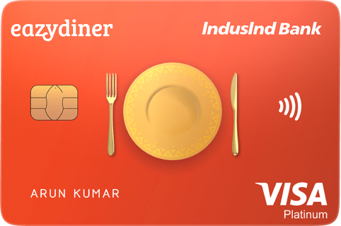 EazyDiner IndusInd Bank Platinum Credit Card