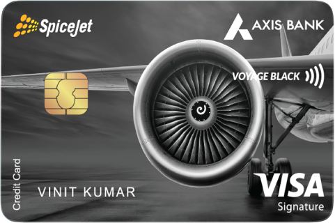 Axis SpiceJet Voyage Black Credit Card